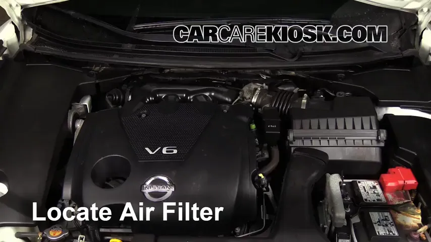 2013 Nissan Maxima SV 3.5L V6 Air Filter (Engine)
